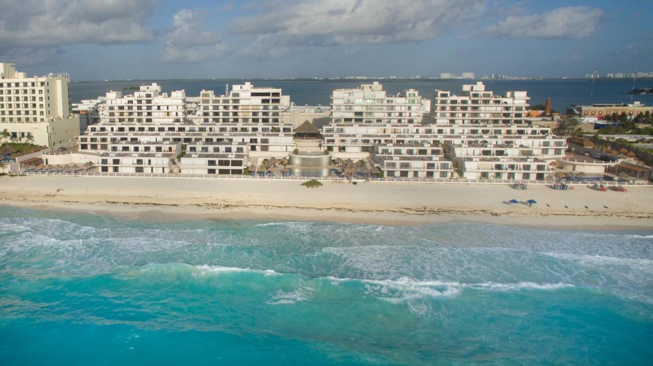 Ferienwohnung Cozy Ocean Front Penthouse At Marlin Beach Cancún Exterior foto